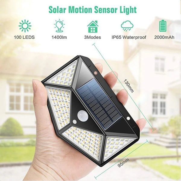 30W New High-power Rechargeable Solar Outdoor Portable LED Reflector Spotlight